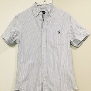 polo ralph lauren short sleeve shirt stripe